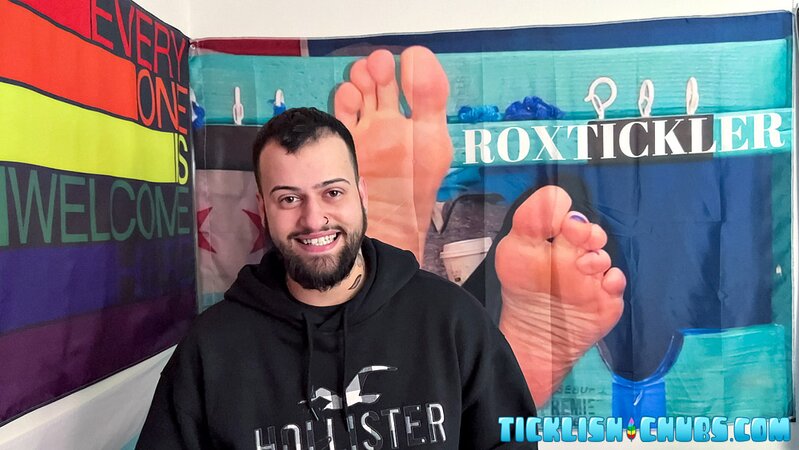 Evan Jons and Matt spend quality time with tickling and toys