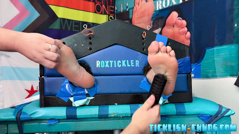 Evan Jons and Matt spend quality time with tickling and toys