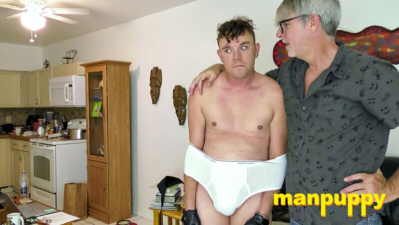 Richard Lennox humiliates his step-son Leo Blue with wedgies