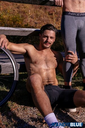 Jack Emhoff rides Ryder Flynn's dick to massive facial