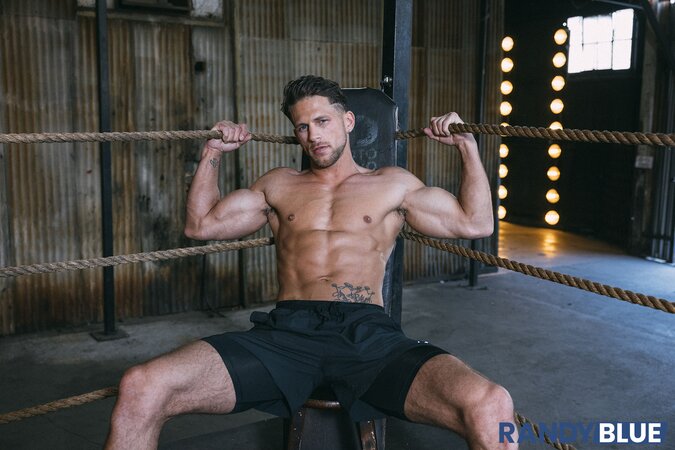Roman Todd and Trevor Brooks work out then fuck hard