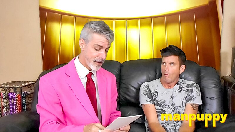 Richard Lennox tickles Jeff Drizzle’s feet on sofa