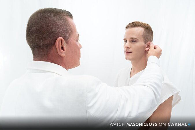 Missionary fuck with Tyler Saint and Dylan Tides