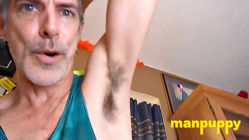 Grey-haired Richard Lennox punishes tiny with breath control and cock teasing