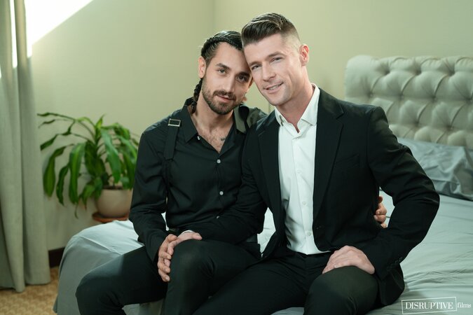 Hairy Matty West pounds Noah Asli’s ass missionary and doggy style