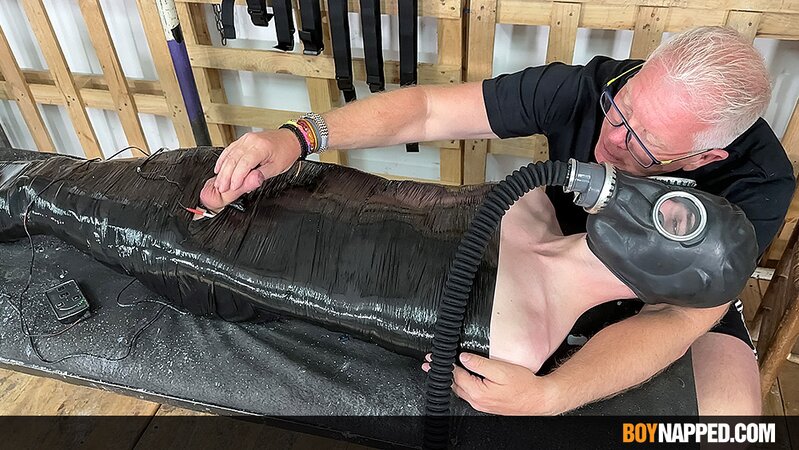 Master Kane’s sadistic electrostimulation and bondage on twink Tyga