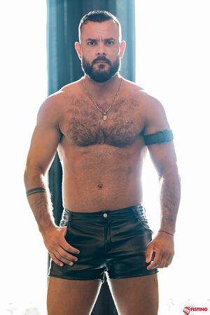Sir Peter, Adam Tyrant, and Ridick share rough bareback anal and cbt
