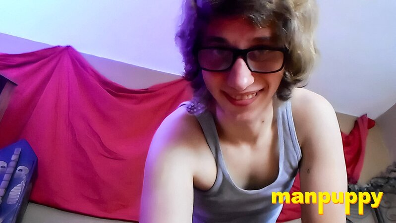 Elis Ataxxx finds porn mags stuck and teaches step-bro masturbation