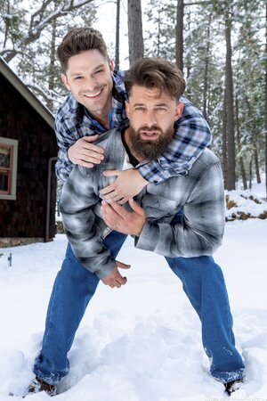 Alpha Wolfe and Devin Franco explore lust and erections in boots
