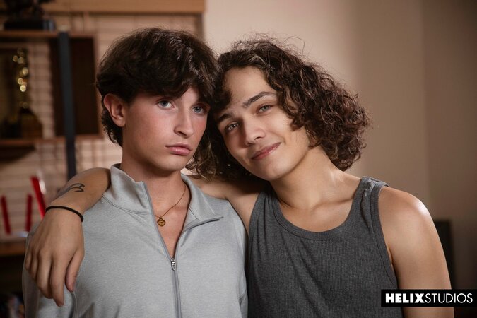 CJ Parker and Tyler Moore share smooth twink anal and deep oral