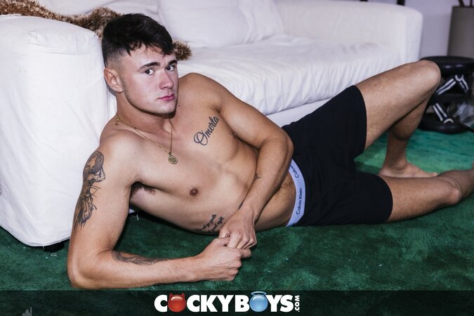 Kai Reinolds swallows Hardin's thick cock and takes rough anal pounding with joy