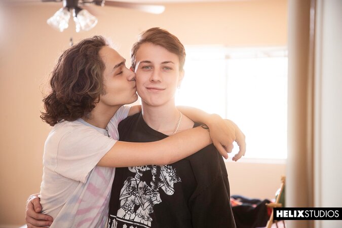 Austin Walker and CJ Parker share smooth twink rimming and riding
