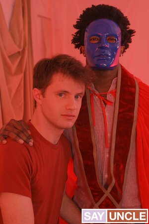 Black dudes in masks pounding innocent twinks