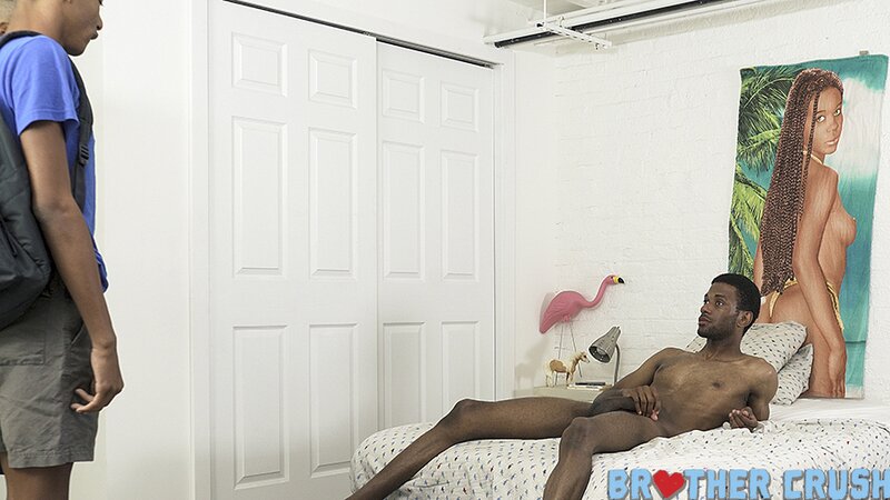 Diego and Dante catch Eric Ford jerking off then get ordered to raw ass fuck