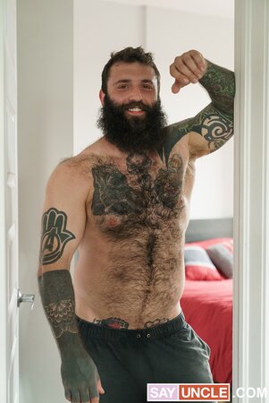 Markus Kage plows Brent North's hole in backseat