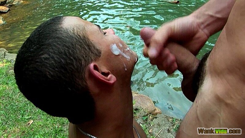 Felix deep throats Andre before riding his uncut cock