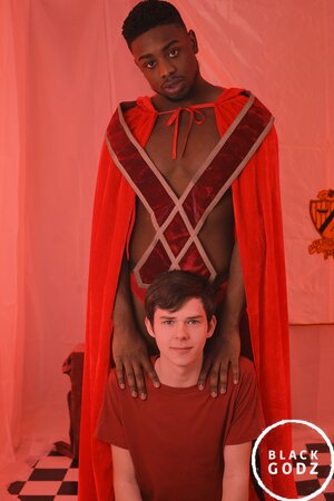 Interracial midnight pounding between college guys