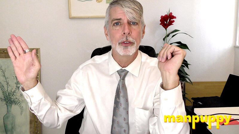 Richard Lennox plays with his cock under his suit in private