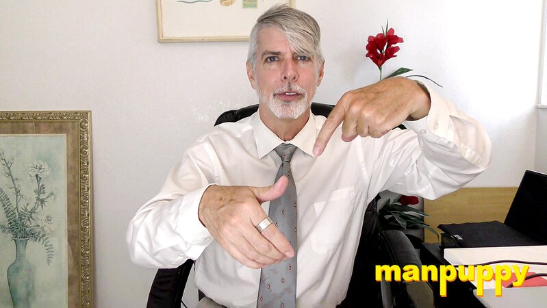 Richard Lennox plays with his cock under his suit in private