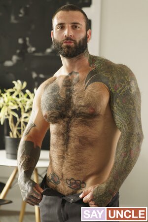 Edward Terrant rides Markus Kage’s cock with passion