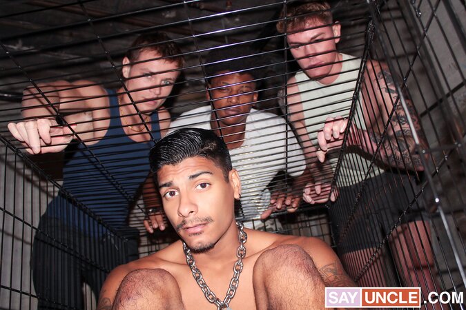 Greyson Lane, Johnny Moon & Ty Santana fuck Apollo Fates