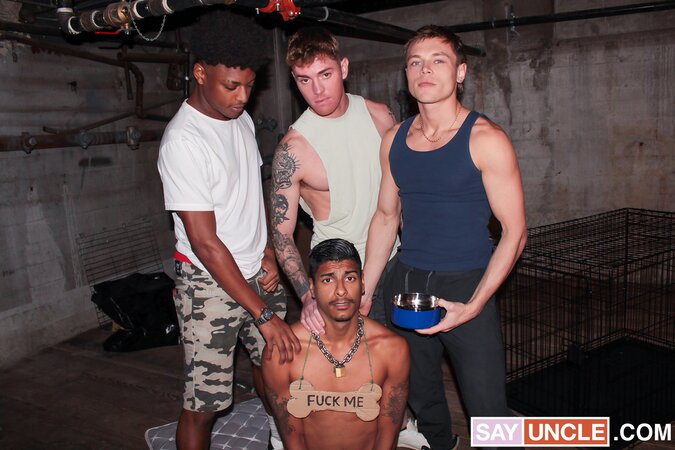 Greyson Lane, Johnny Moon & Ty Santana fuck Apollo Fates