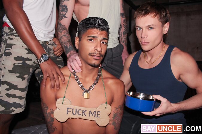 Greyson Lane, Johnny Moon & Ty Santana fuck Apollo Fates