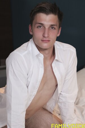 Bill Farnsworth saves wedding night with deep throat and hot missionary sex