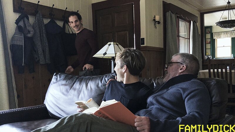 Cameron Basinger spies on stepdad Greg McKeon and step grandpa Dale Savage’s blowjob