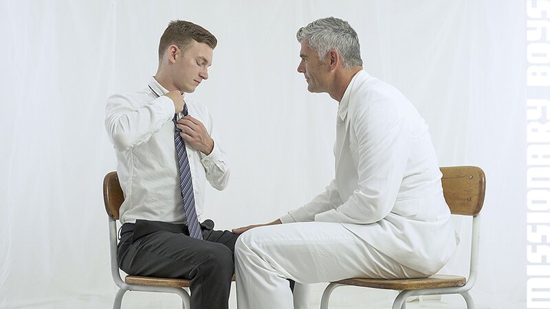 Elder Herring throats President Bill Farnsworth's erect boner