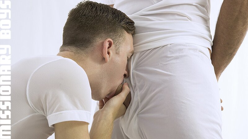 Elder Herring throats President Bill Farnsworth's erect boner