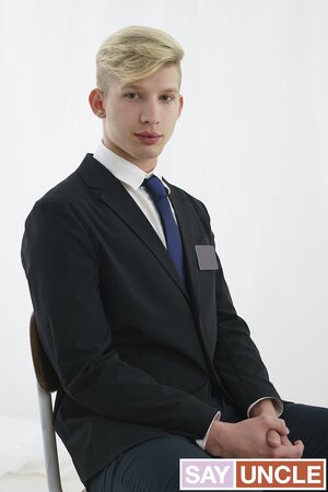 Elder Jace Madden fantasizes as President Farnsworth pounds asshole