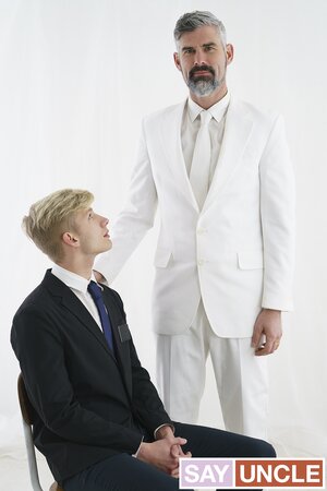 Elder Jace Madden fantasizes as President Farnsworth pounds asshole