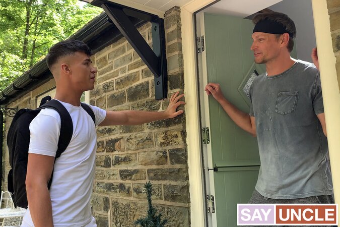 James Keresford moans as Kendrick Thomas licks sensitive spots