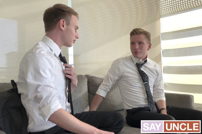 Lukas Stone expands horizons with Eric Charming's socked foot tease