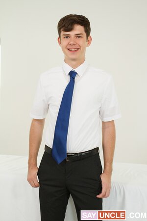 Nervous Dakota Lovell anoints with Cole Church and Trent Summers' cocks