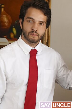 Priest Dante Drackis rubs Elder Dakota Lovell before ritual creampie