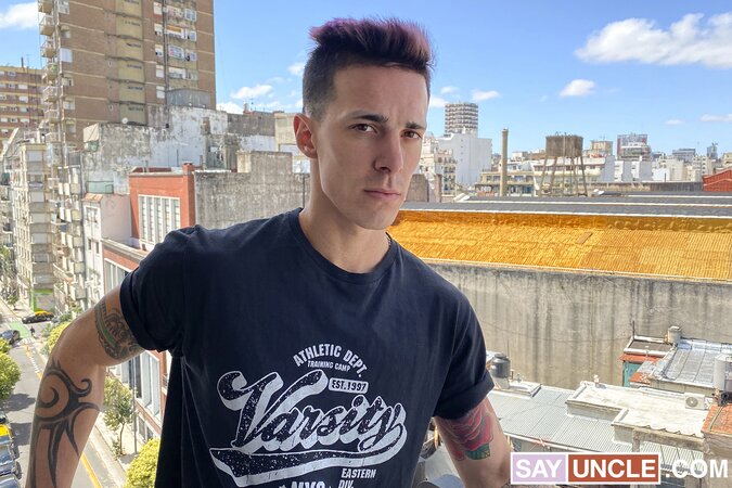 Monaco pays Tattoo Boy extra to fuck his smooth ass on camera