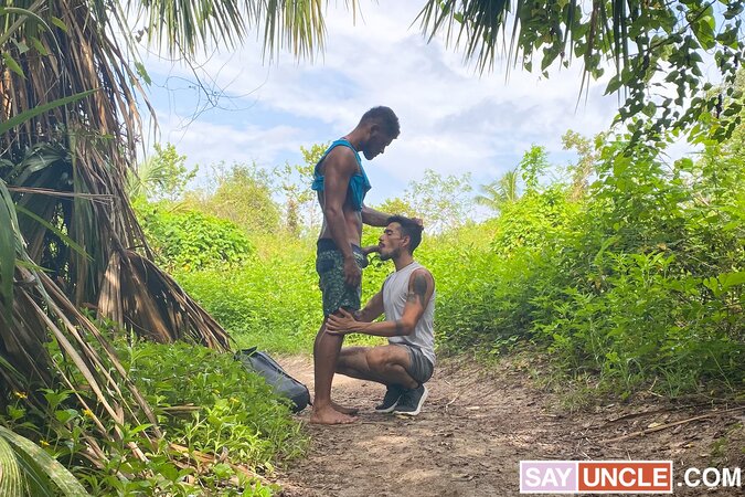 Joe Dave and Marco fuck Lucca on couch for latin leche film