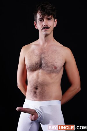 Jonah Wheeler cums on Oliver Carter's stomach after ride