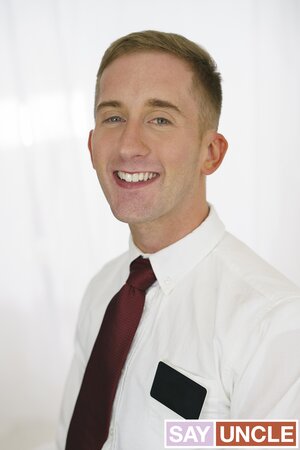 Chase Daniels strokes his cock for the camera