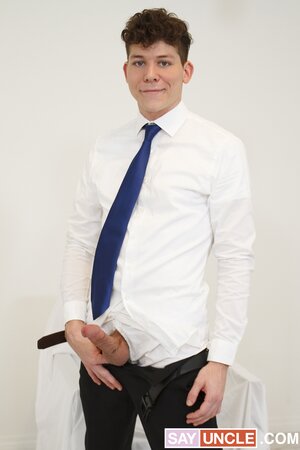 Grey Gold moans as James Fox fucks him raw