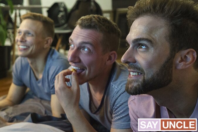 Gabriel Clark turns straight twinks Ethan and William with magic movie