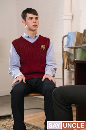 Father Gallo dildo-punishes and breeds guilty Dakota Lovell