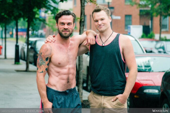 High-school crush James Fox finally breeds twink Brent North