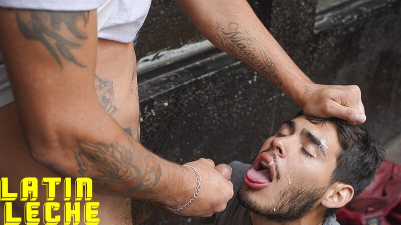 Rude salesman learns the hard way: no discount = facial from hung Latino