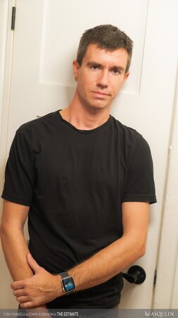 Contractor Tony D’Angelo takes payment in Edwin’s bubble ass