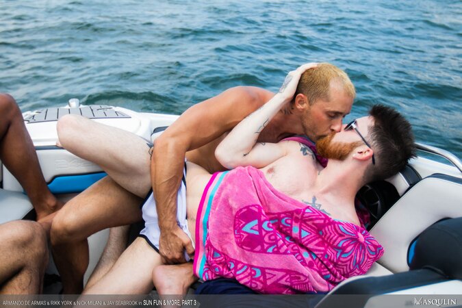 Four hunks raw outdoor orgy shower and breed in finale