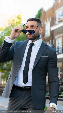 Tony D’Angelo aggressively breeds sex-club slut Rocky Vallarta