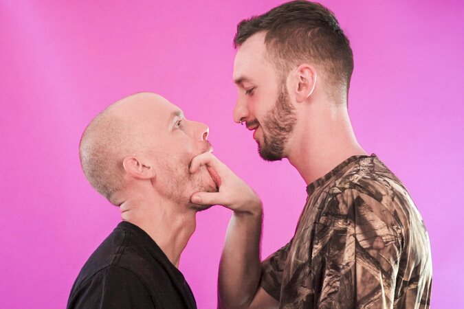 Jake Lawrence fucks JV Marx senseless in the pink room